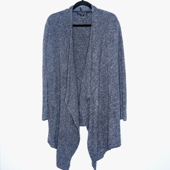 Barefoot Dreams Bamboo Chic Lite Knit Calypso Wrap Open Front‎ Cardigan Blue S M - Picture 2 of 7